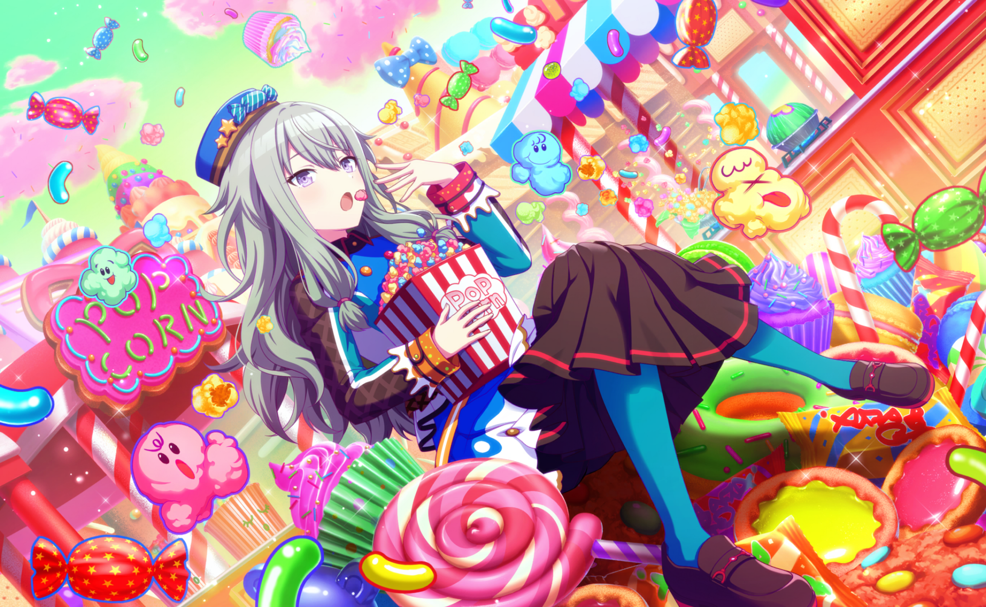 Download Lollipop Kusanagi Nene Video Game Project Sekai: Colorful Stage!  Feat. Hatsune Miku HD Wallpaper