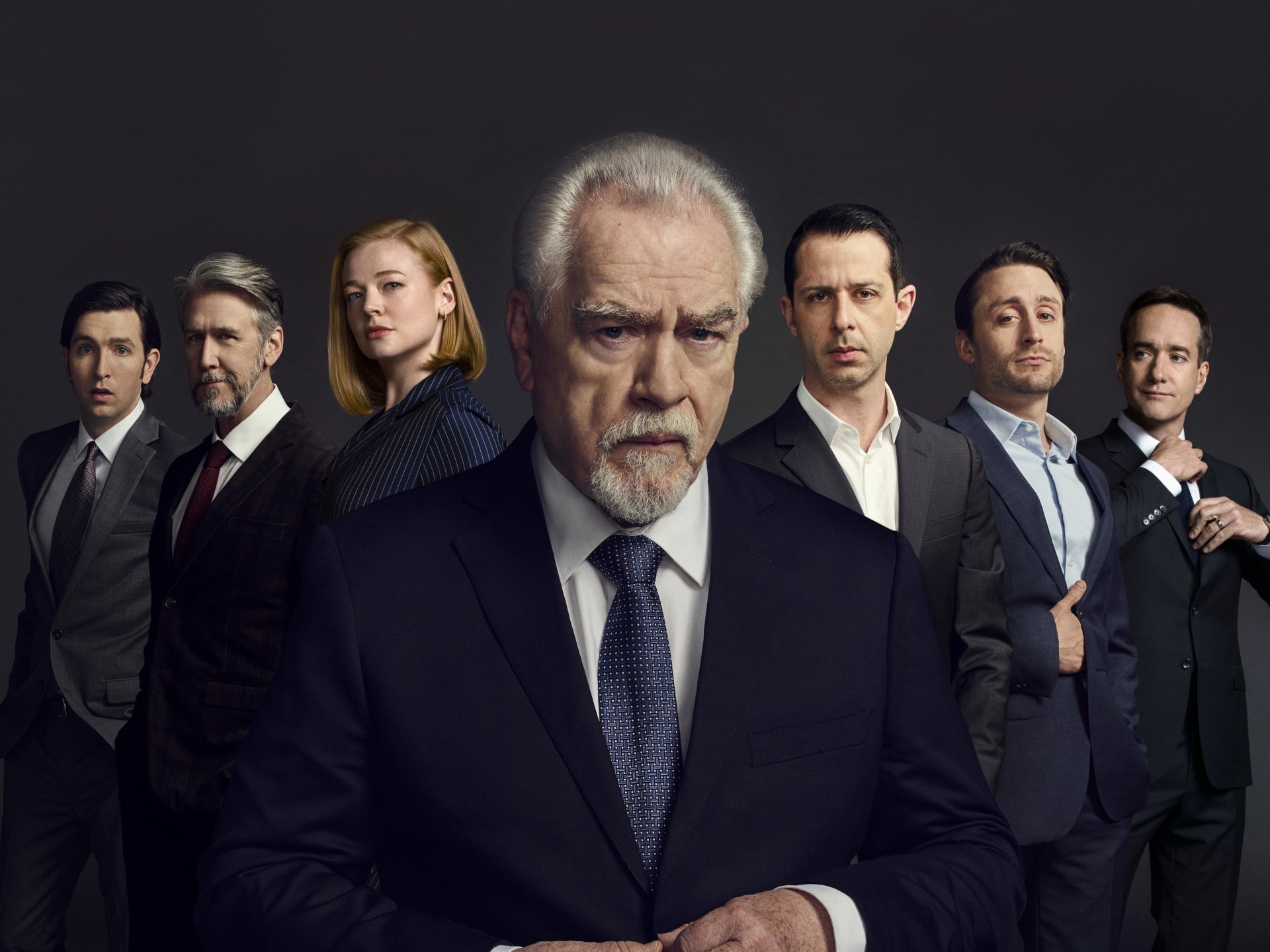 Download Sarah Snook Brian Cox TV Show Succession 4k Ultra HD Wallpaper
