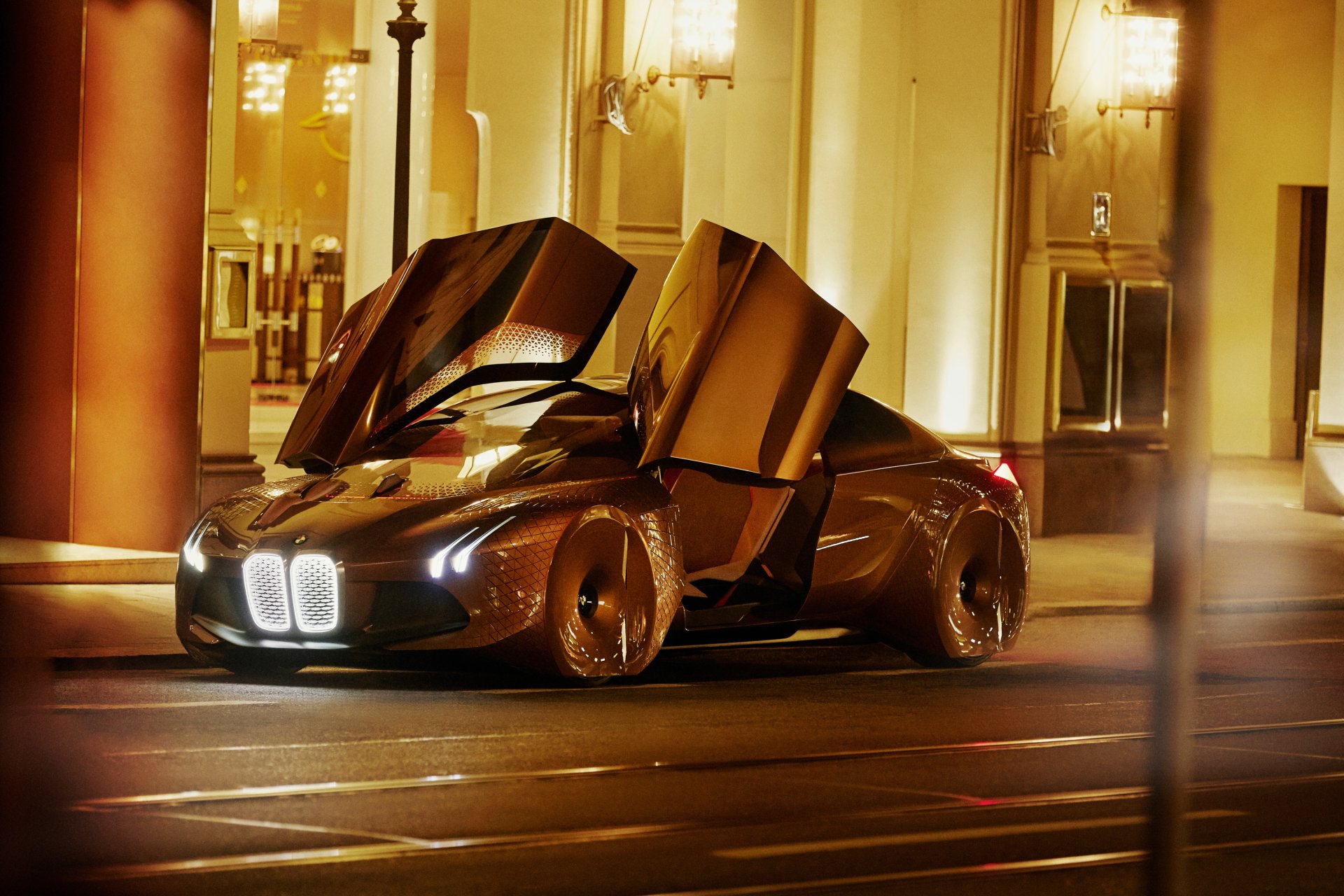 Download Concept Car Vehicle BMW Vision Next 100 HD Wallpaper