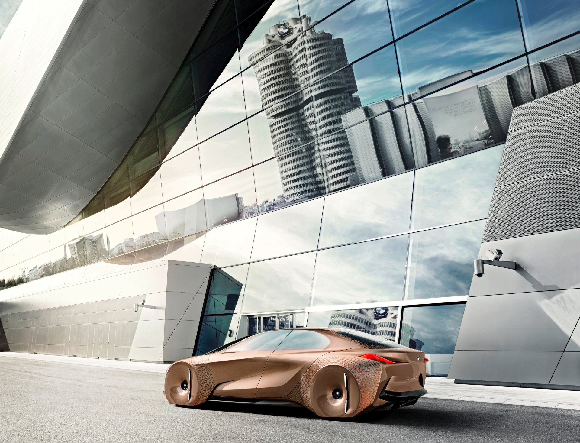 Download Concept Car Vehicle BMW Vision Next 100 HD Wallpaper