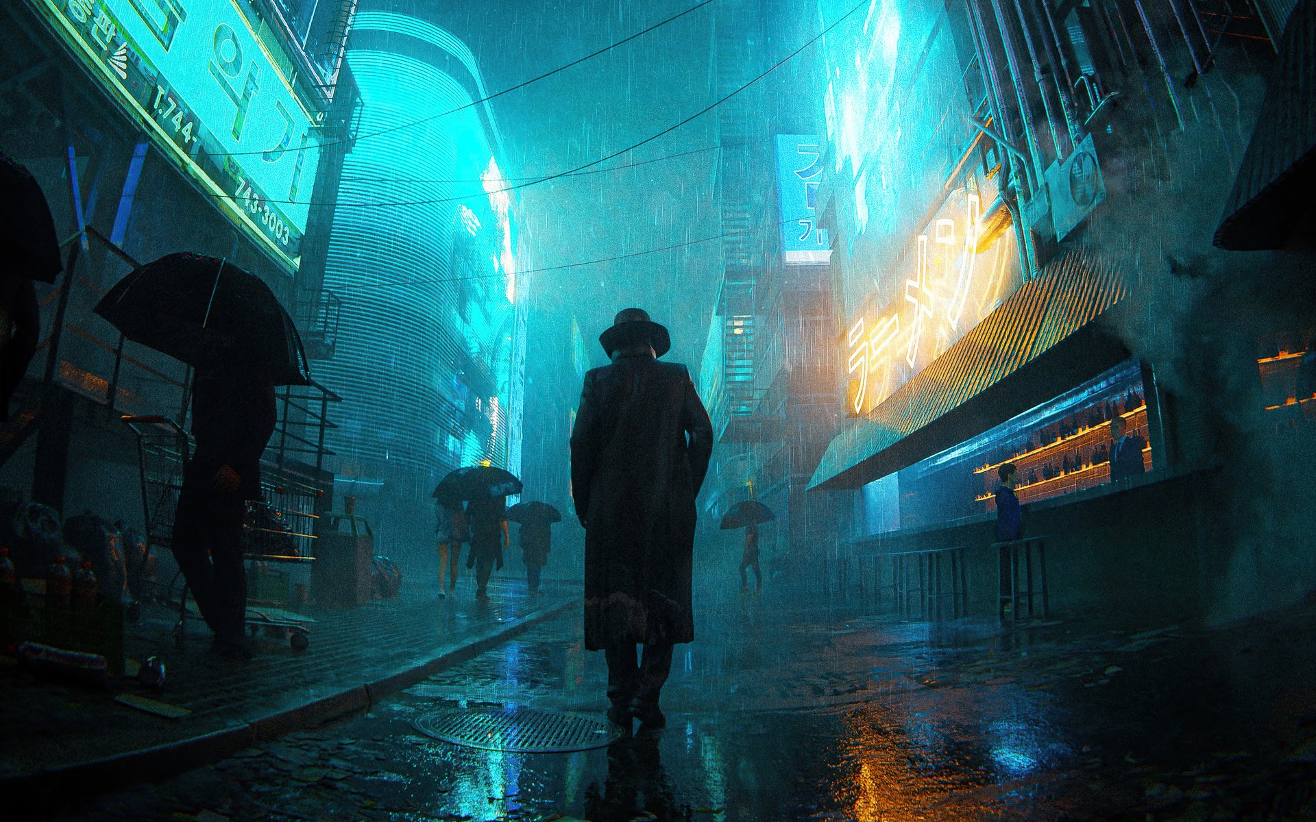 Download Sci Fi Cyberpunk HD Wallpaper By Sylvain Sarrailh