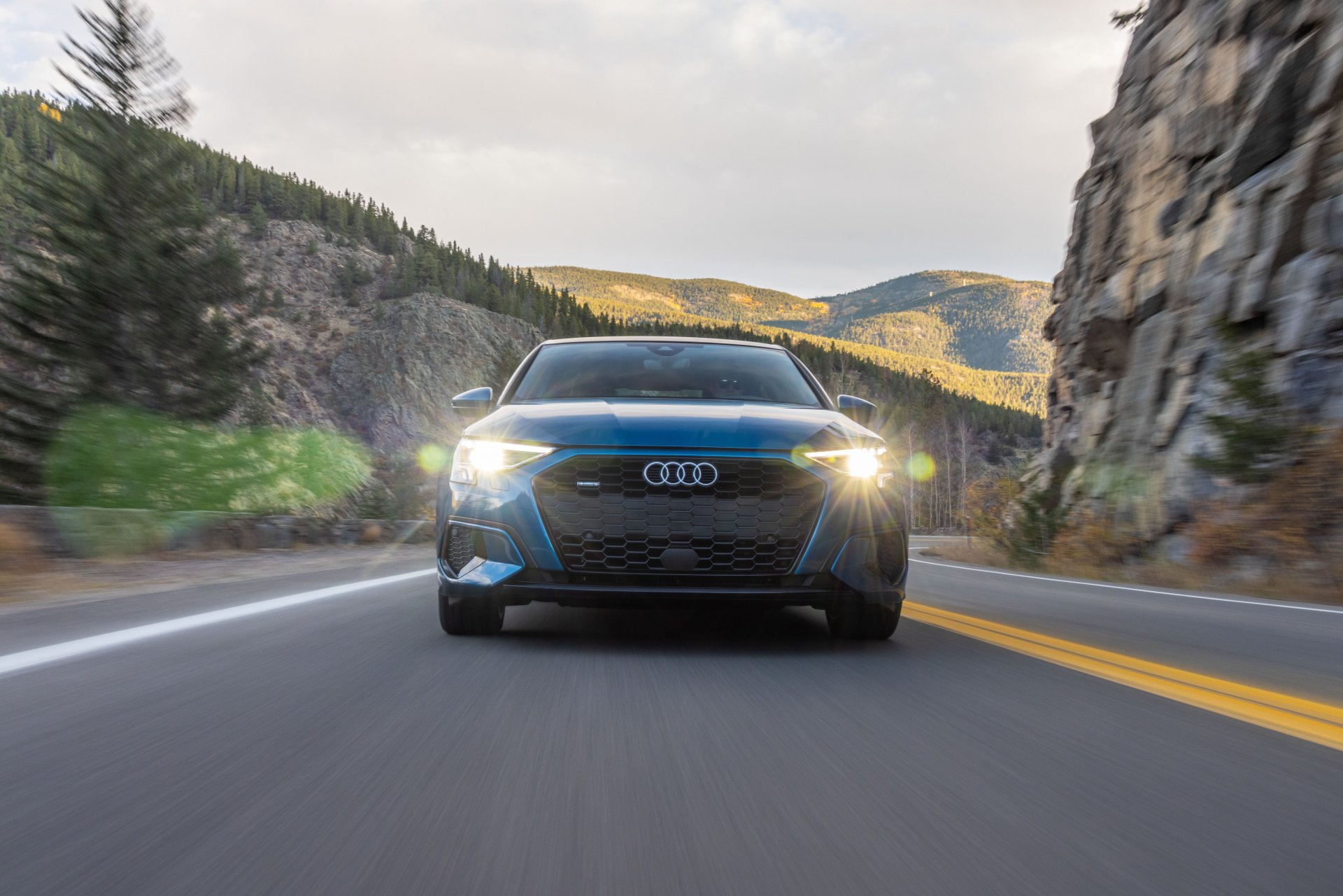 Download Audi A3 Sedan 40 TFSI Quattro Vehicle Audi A3 Sedan 8k Ultra HD Wallpaper