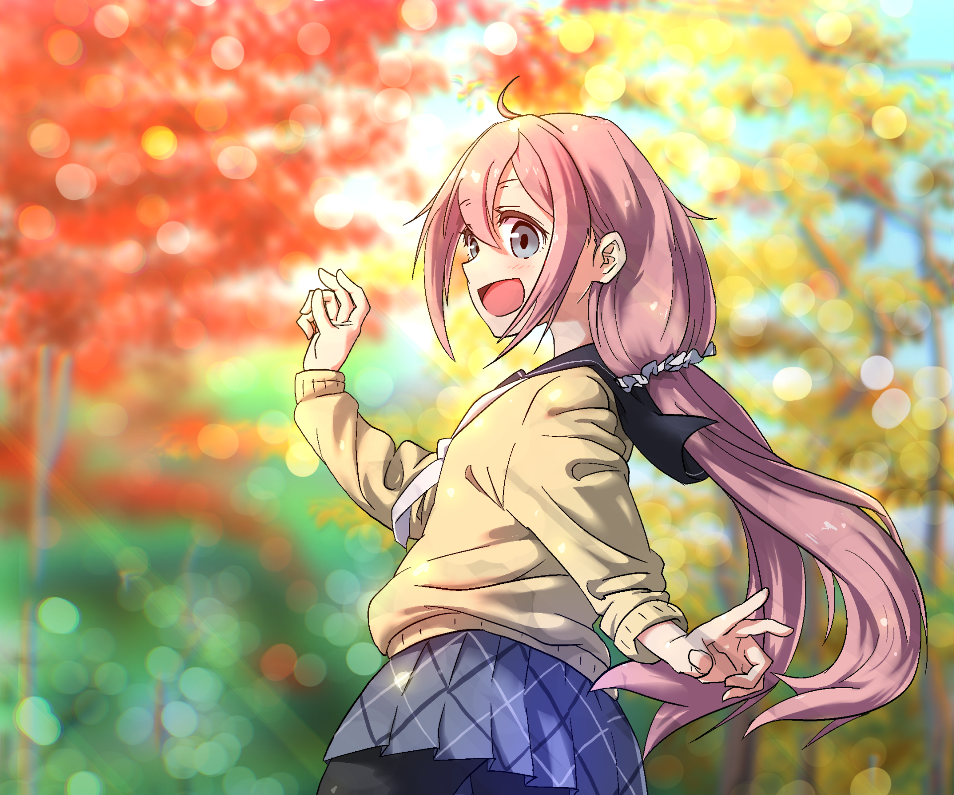 Download Nadeshiko Kagamihara Anime Laid-Back Camp HD Wallpaper