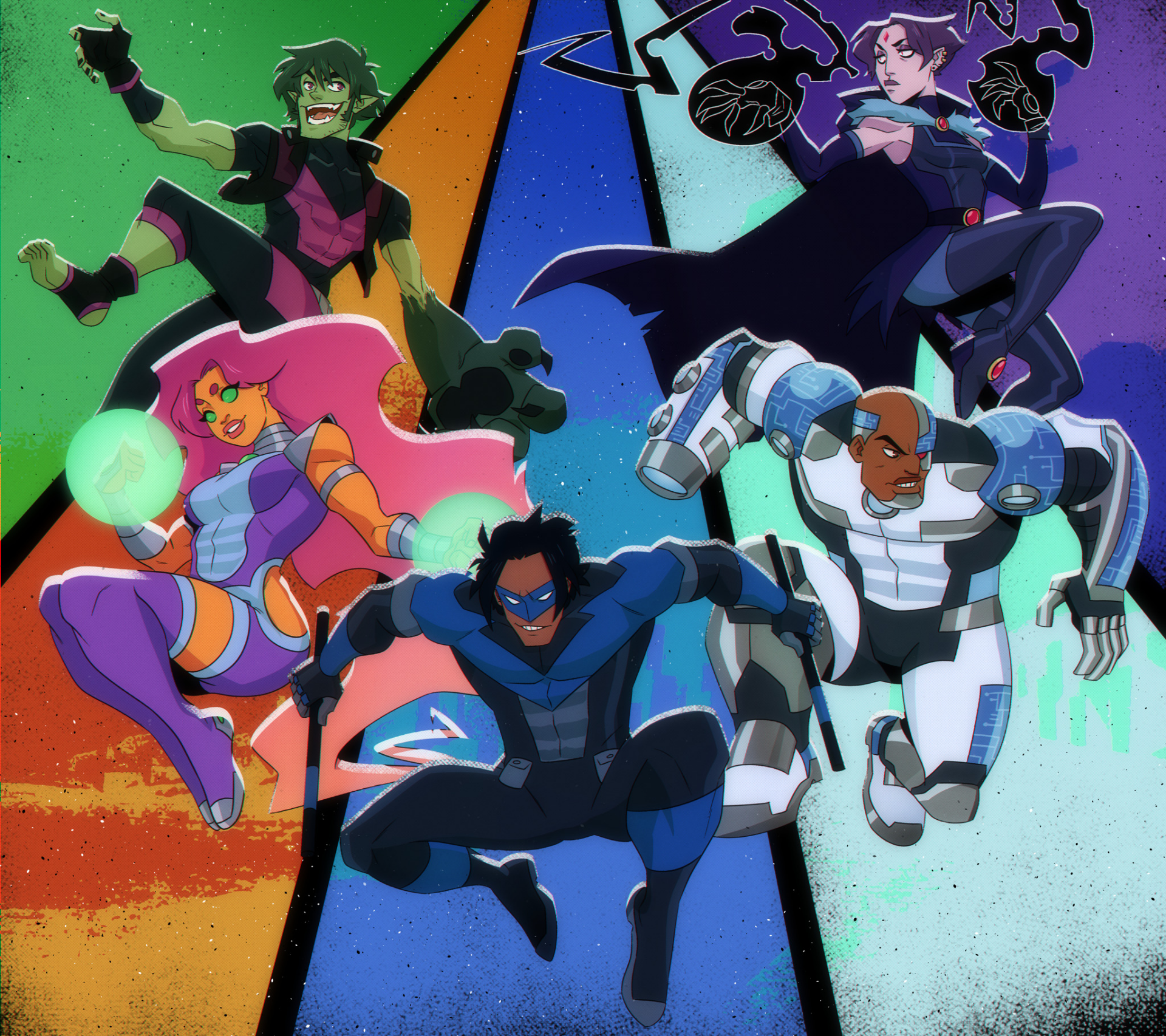 Download Victor Stone Garfield Logan Beast Boy Raven (DC Comics ...