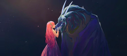 Ryuu (Ryuu to Sobakasu no Hime) Belle (Ryuu to Sobakasu no Hime) Anime Belle (2021) HD Desktop Wallpaper | Background Image