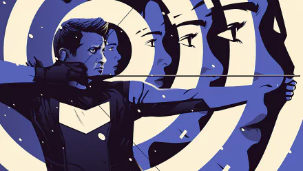 Jeremy Renner Clint Barton TV Show Hawkeye HD Desktop Wallpaper | Background Image