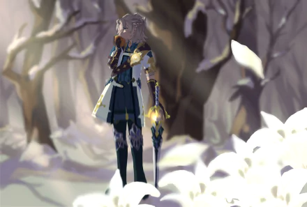 Albedo (Genshin Impact) video game Genshin Impact HD Desktop Wallpaper | Background Image