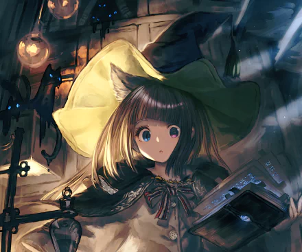 heterochromia Anime witch HD Desktop Wallpaper | Background Image