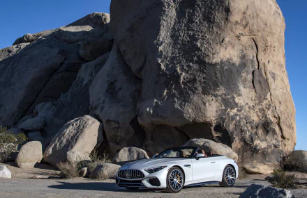 cabriolet Mercedes-AMG SL 55 4MATIC vehicle Mercedes-AMG SL HD Desktop Wallpaper | Background Image