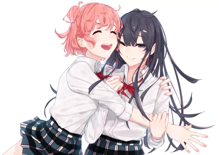 Yui Yuigahama Yukino Yukinoshita Anime My Teen Romantic Comedy SNAFU HD Desktop Wallpaper | Background Image