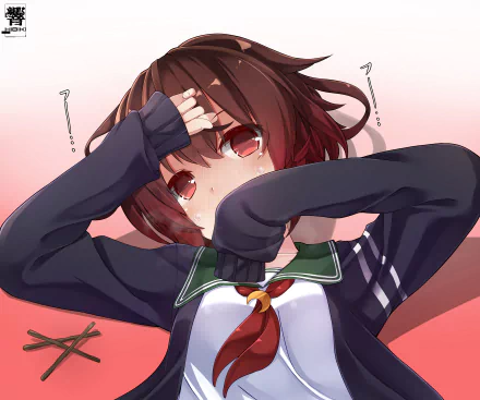Mutsuki (Kancolle) Anime Kantai Collection HD Desktop Wallpaper | Background Image