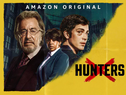 Logan Lerman Al Pacino Jerrika Hinton TV Show Hunters HD Desktop Wallpaper | Background Image