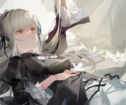 Suigintou (Rozen Maiden) Anime Rozen Maiden HD Desktop Wallpaper | Background Image