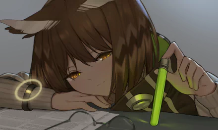 Silence (Arknights) video game Arknights HD Desktop Wallpaper | Background Image