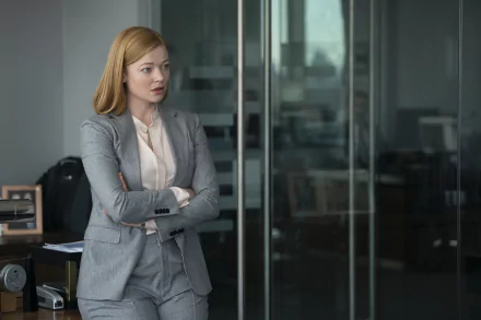 Sarah Snook TV Show Succession HD Desktop Wallpaper | Background Image