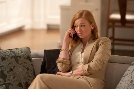 Sarah Snook TV Show Succession HD Desktop Wallpaper | Background Image