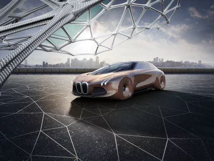 concept car vehicle BMW Vision Next 100 HD Desktop Wallpaper | Background Image