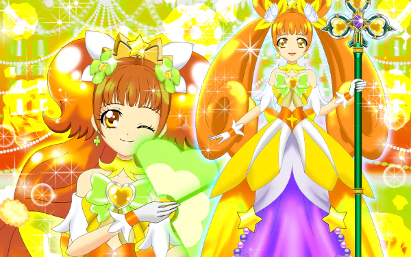 Yotsuba Alice Cure Rosetta Anime Heartcatch Precure! HD Desktop Wallpaper | Background Image