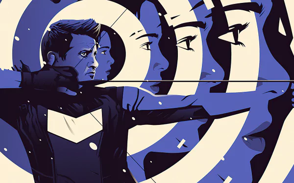 Jeremy Renner Clint Barton TV Show Hawkeye HD Desktop Wallpaper | Background Image