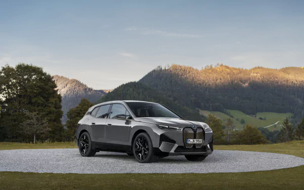 electric car SUV vehicle BMW iX M60 HD Desktop Wallpaper | Background Image