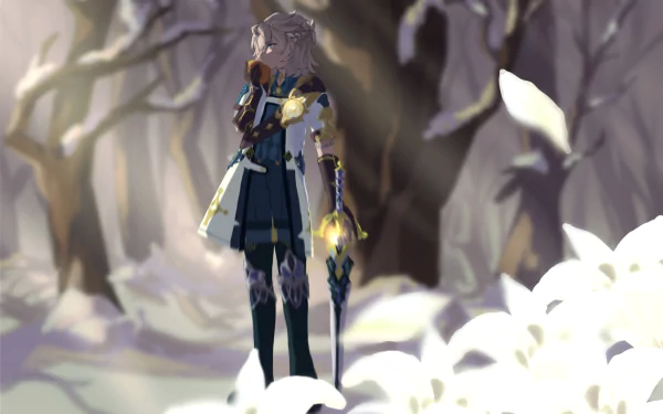 Albedo (Genshin Impact) video game Genshin Impact HD Desktop Wallpaper | Background Image