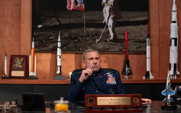 Steve Carell Mark R. Naird TV Show Space Force HD Desktop Wallpaper | Background Image