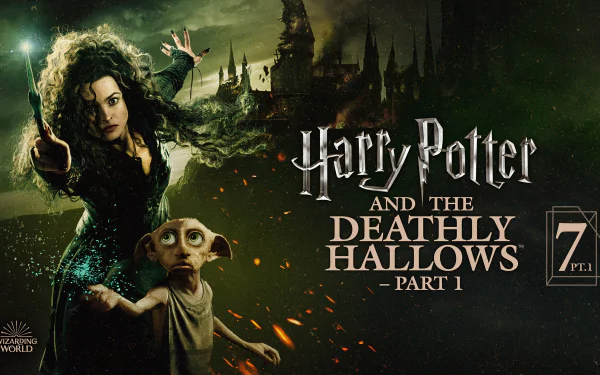 Bellatrix Lestrange Helena Bonham Carter Dobby movie Harry Potter and the Deathly Hallows: Part 1 HD Desktop Wallpaper | Background Image