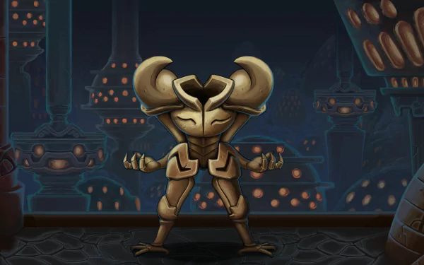 HD wallpaper of Slay the Spire character in mysterious game setting for desktop background.