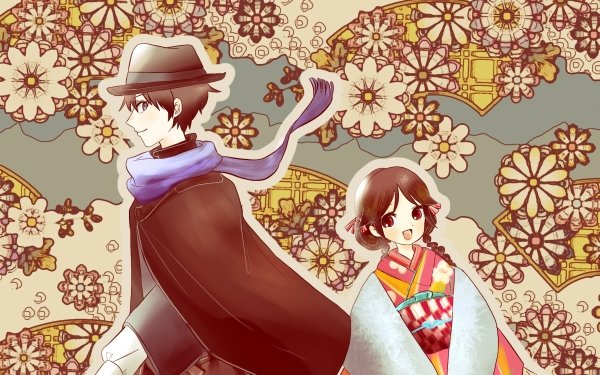 Anime Taisho Otome Fairy Tale Tamahiko Shima Yuzuki Tachibana HD Wallpaper | Background Image