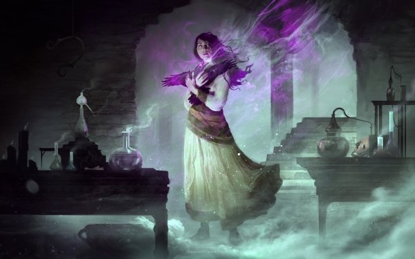 Fantasy Witch Magic HD Wallpaper | Background Image