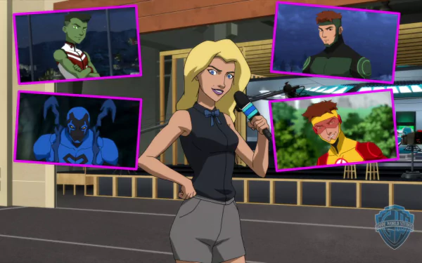 Courtney Whitmore Geo Force Jaime Reyes Blue Beetle (DC Comics) Bart Allen Kid Flash Garfield Logan Beast Boy TV Show Young Justice HD Desktop Wallpaper | Background Image