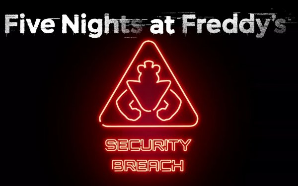 Video Game Five Nights at Freddy's: Security Breach Five Nights at Freddy's Logo HD Wallpaper | Background Image