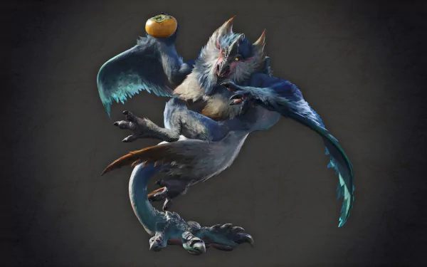 Bishaten (Monster Hunter) video game Monster Hunter Rise HD Desktop Wallpaper | Background Image