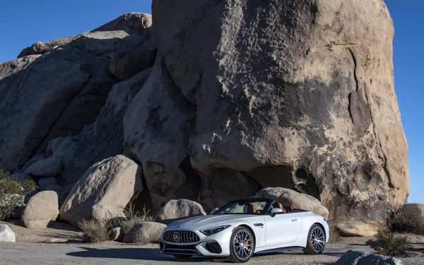 cabriolet Mercedes-AMG SL 55 4MATIC vehicle Mercedes-AMG SL HD Desktop Wallpaper | Background Image