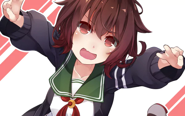 Mutsuki (Kancolle) Anime Kantai Collection HD Desktop Wallpaper | Background Image