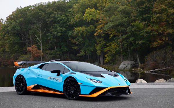 vehicle Lamborghini Huracán STO HD Desktop Wallpaper | Background Image