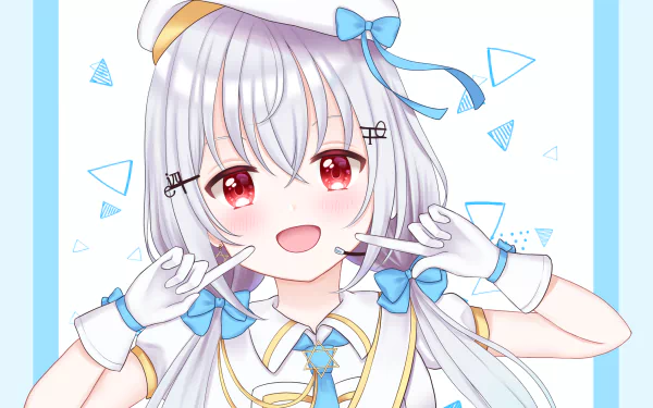 Nijisanji Hakase Fuyuki Anime Virtual Youtuber HD Desktop Wallpaper | Background Image