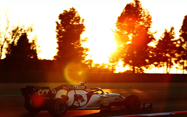 Scuderia AlphaTauri F1 Sports HD Desktop Wallpaper | Background Image