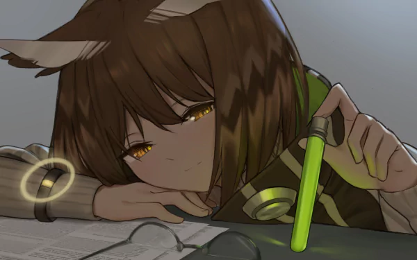 Silence (Arknights) video game Arknights HD Desktop Wallpaper | Background Image