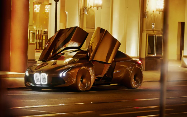 concept car vehicle BMW Vision Next 100 HD Desktop Wallpaper | Background Image