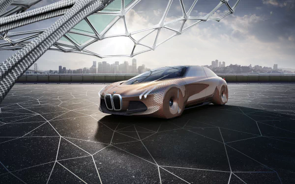 concept car vehicle BMW Vision Next 100 HD Desktop Wallpaper | Background Image