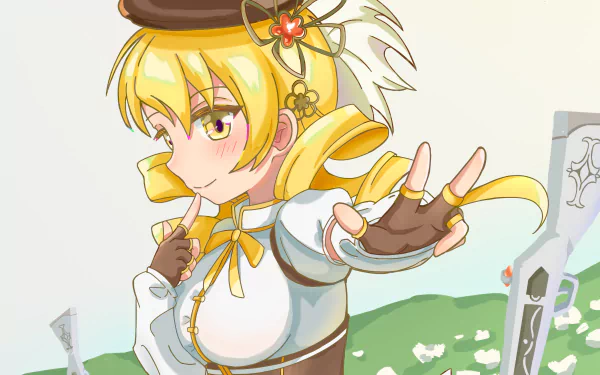 Mami Tomoe Anime Puella Magi Madoka Magica HD Desktop Wallpaper | Background Image