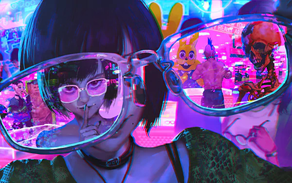 glasses woman artistic HD Desktop Wallpaper | Background Image