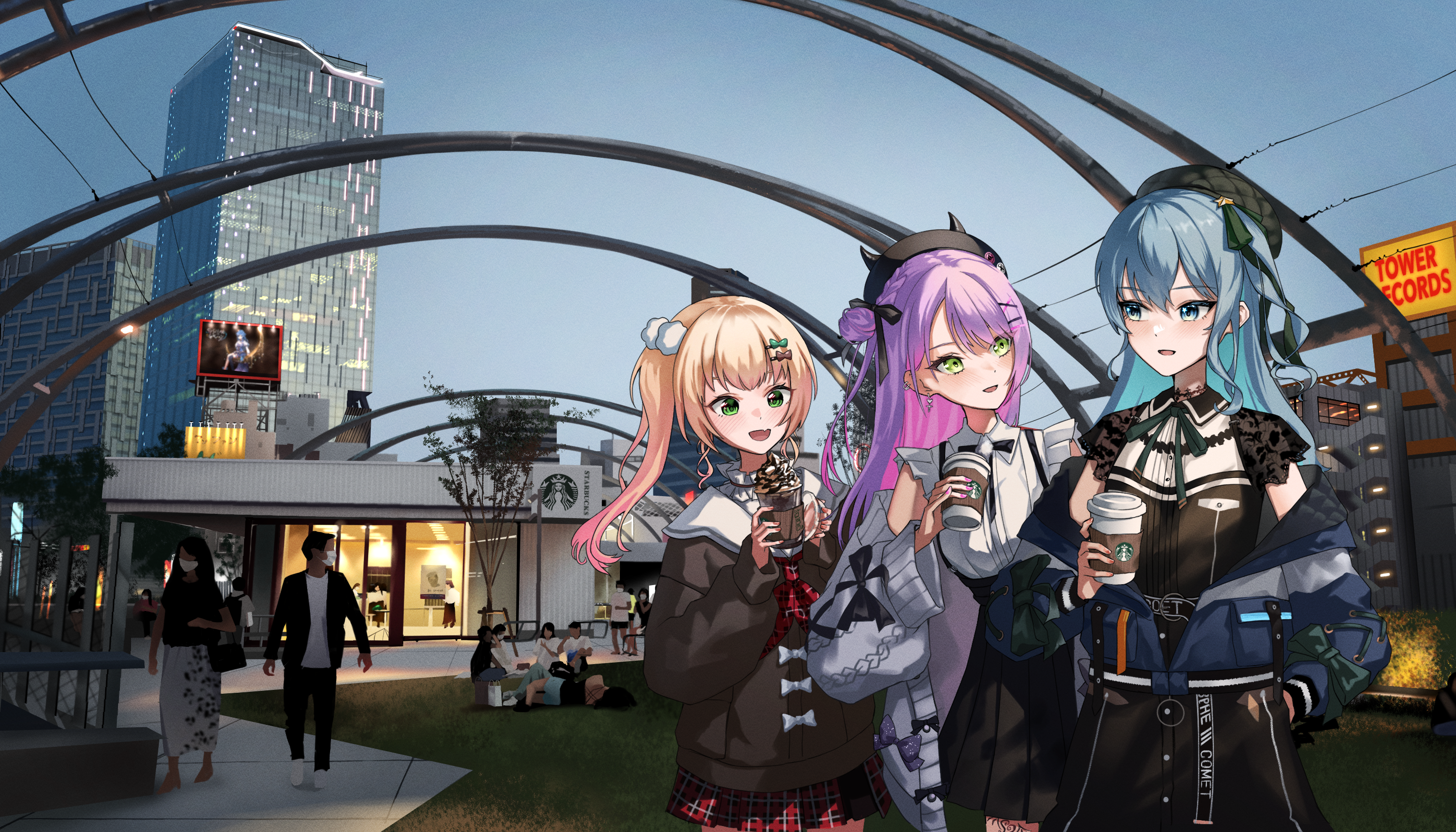 Anime Virtual Youtuber HD Wallpaper | Background Image