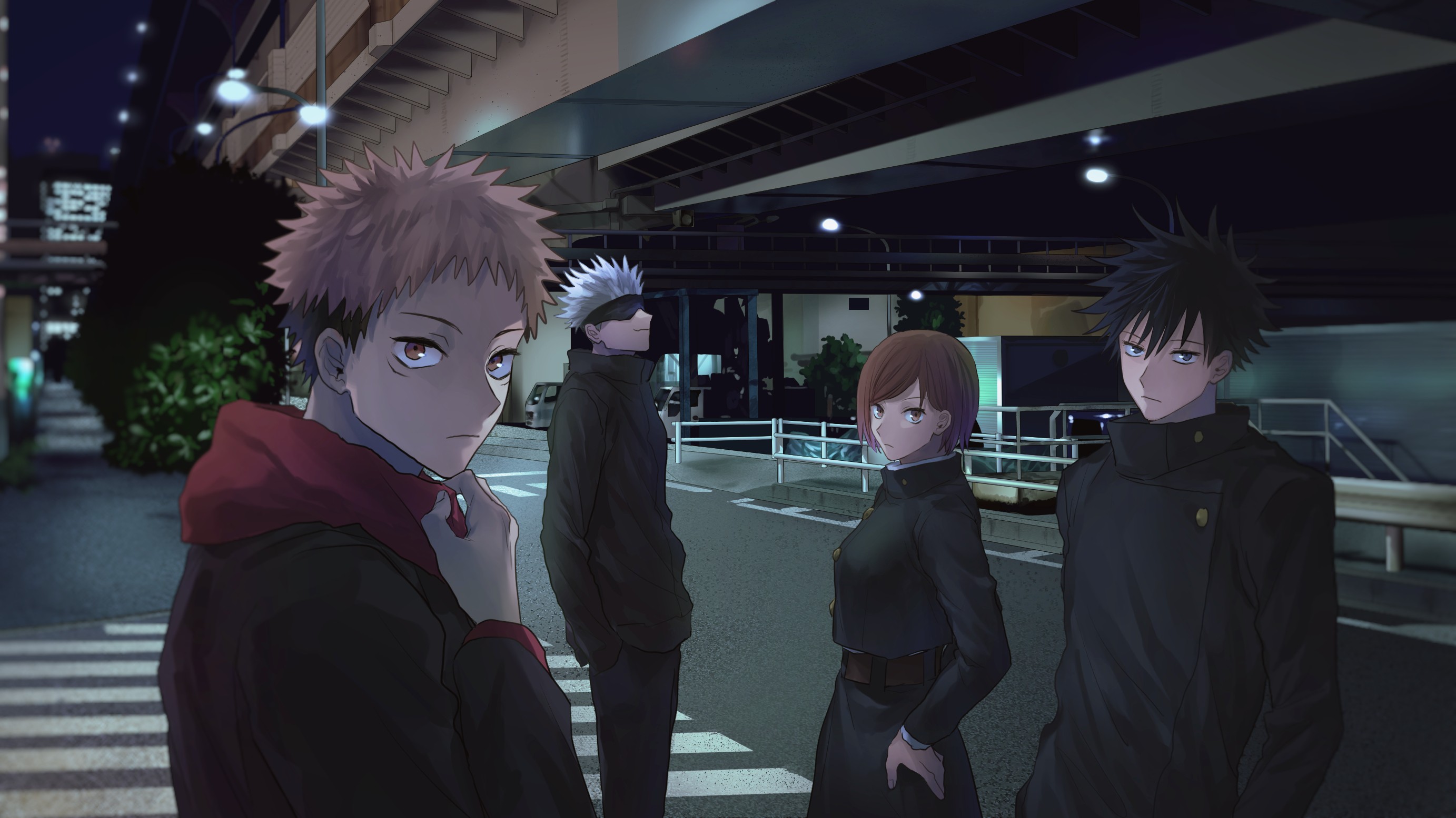 Download Yuji Itadori Nobara Kugisaki Megumi Fushiguro Satoru Gojo Anime Jujutsu Kaisen Hd Wallpaper 8724