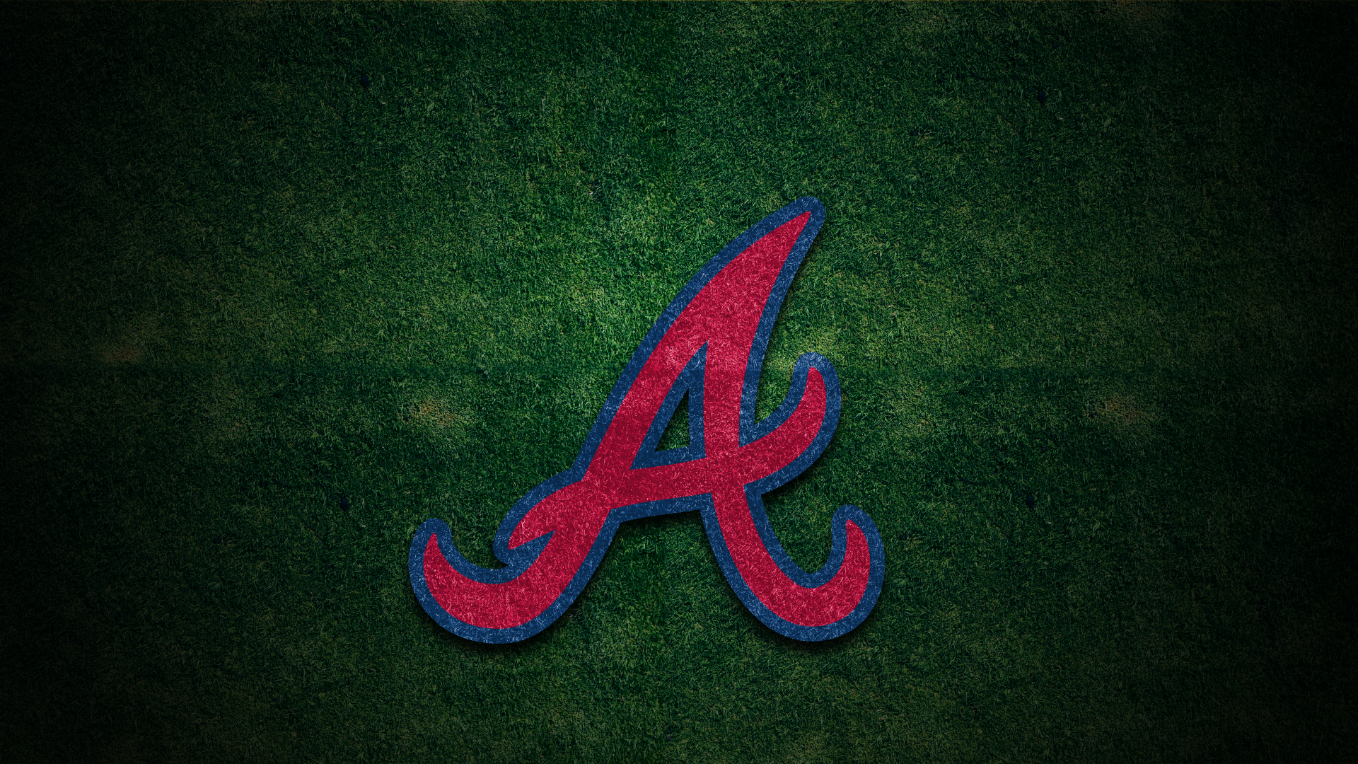 Atlanta Braves Letter A With Black Background HD Braves Wallpapers