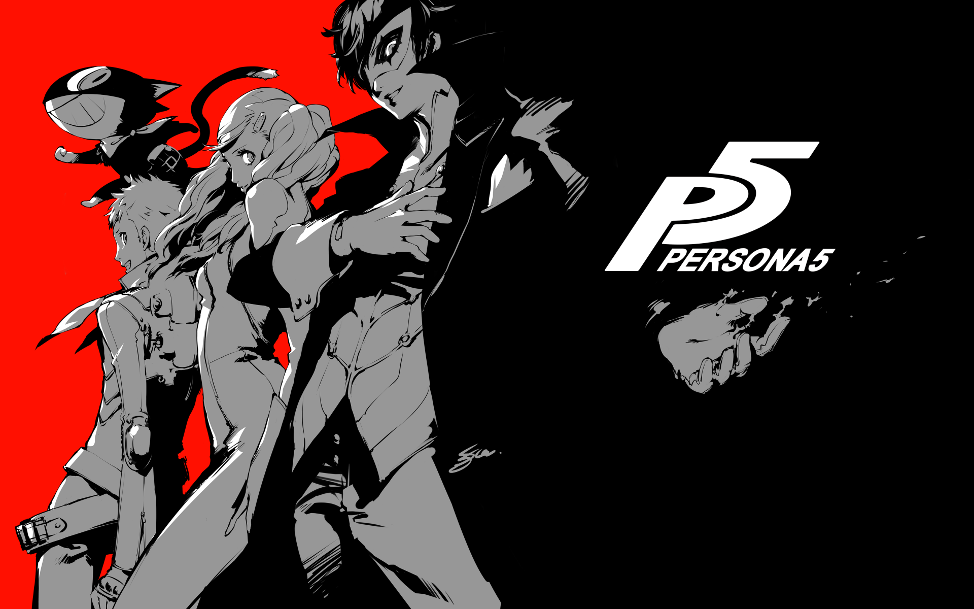 Download Morgana (Persona) Ryuji Sakamoto Ann Takamaki Akira Kurusu Protagonist (Persona) Video Game Persona 5 Royal 4k Ultra HD Wallpaper