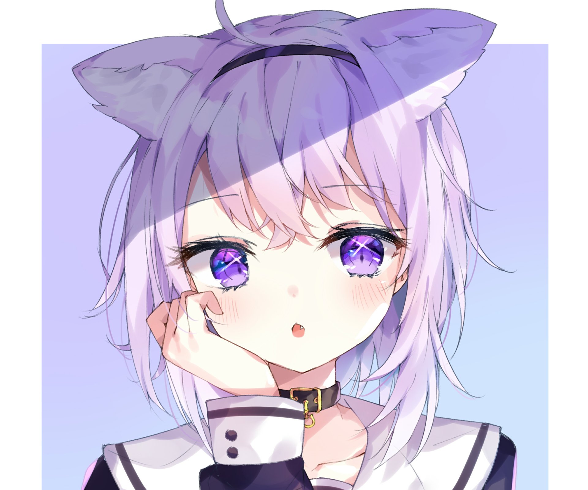 Download Nekomata Okayu Hololive Anime Virtual Youtuber HD Wallpaper