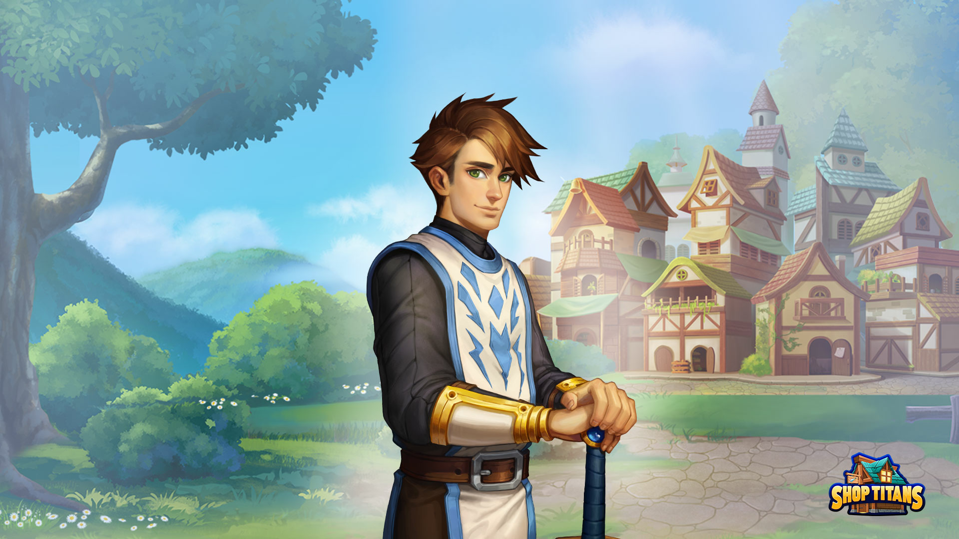 Download Video Game Shop Titans HD Wallpaper