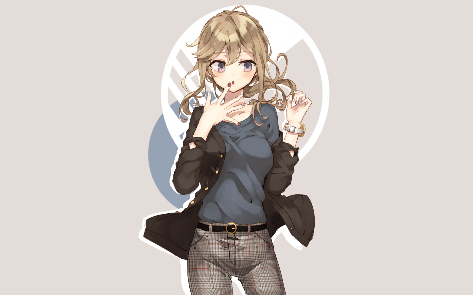 Download Anime Girl Anime Girl HD Wallpaper by てび丸